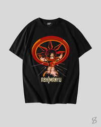 Warrior's Pride: Abhimanyu T-Shirt - Embrace Courage and Valor