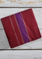 Men Premium Maroon 9x5 6 Inch Jacquard Border Color Dhoti with Angavasthram ( Gamcha )