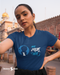 Tat Tvam Asi - Sanskrit Half Sleeve T-shirt for Women Damakdam